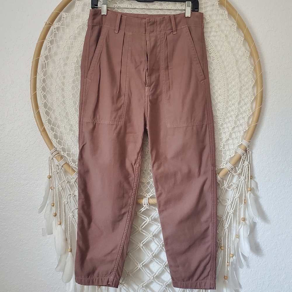 Citizens of Humanity Premium Slouchy Surplus Sadie Pant Mauve Brown Granola Girl